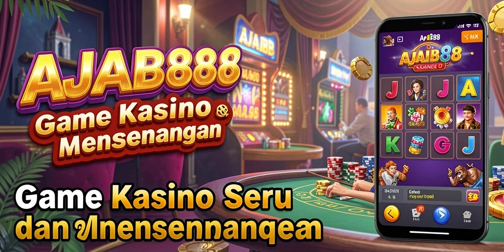 Tampilan layar utama AJAIB88 menampilkan berbagai pilihan permainan Kasino.