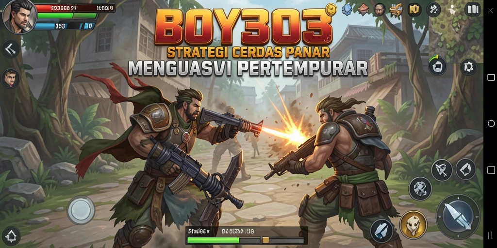 Tampilan gameplay seru dalam pertempuran strategi BOY303.