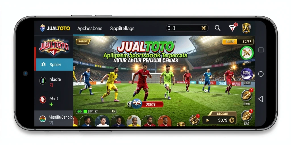 Tampilan antarmuka JUALTOTO yang menarik dan informatif.