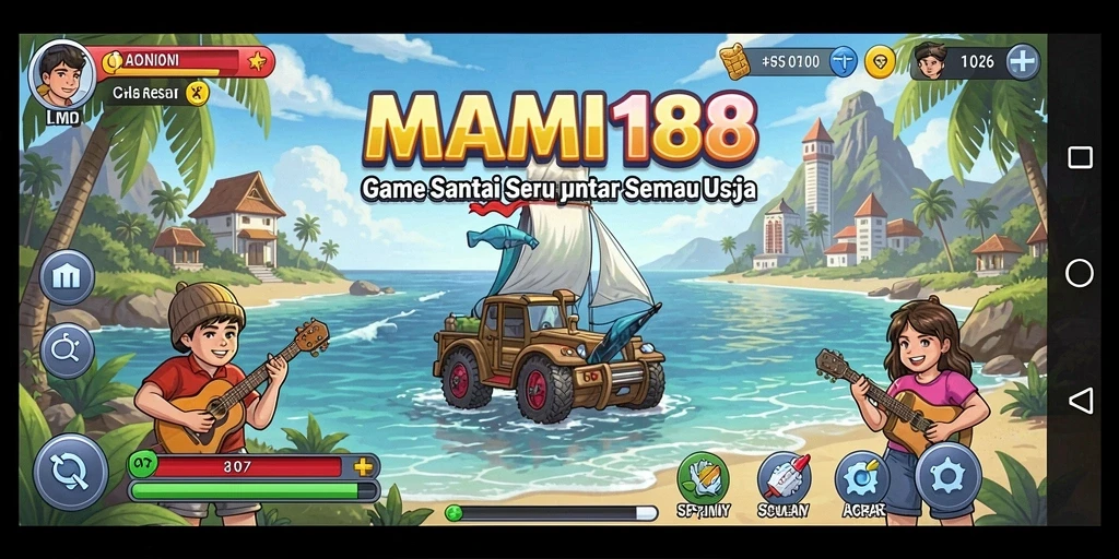 Screenshot gameplay MAMI188 menampilkan keseruan bermain yang santai.