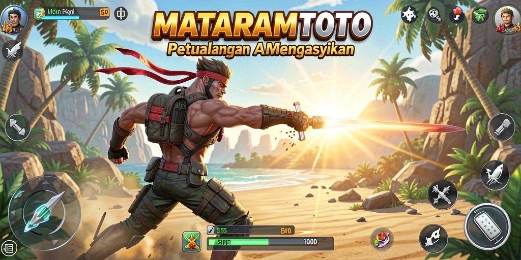 Tampilan gameplay seru dalam MATARAMTOTO dengan aksi mendebarkan.