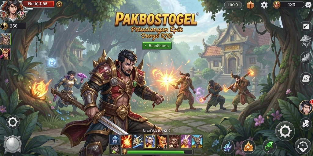 Gambaran gameplay seru dalam PAKBOSTOGEL yang penuh aksi.