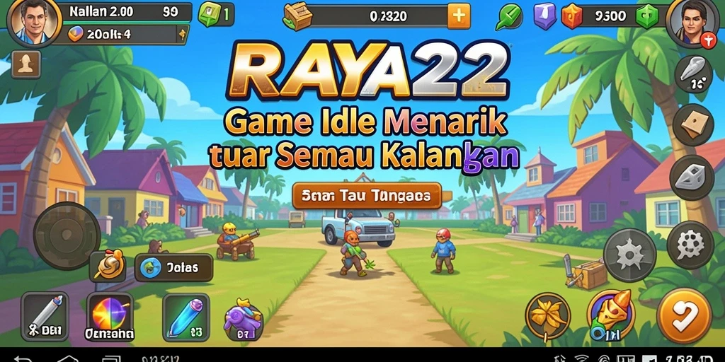 Tampilan gameplay RAYA22 yang menarik dan santai.